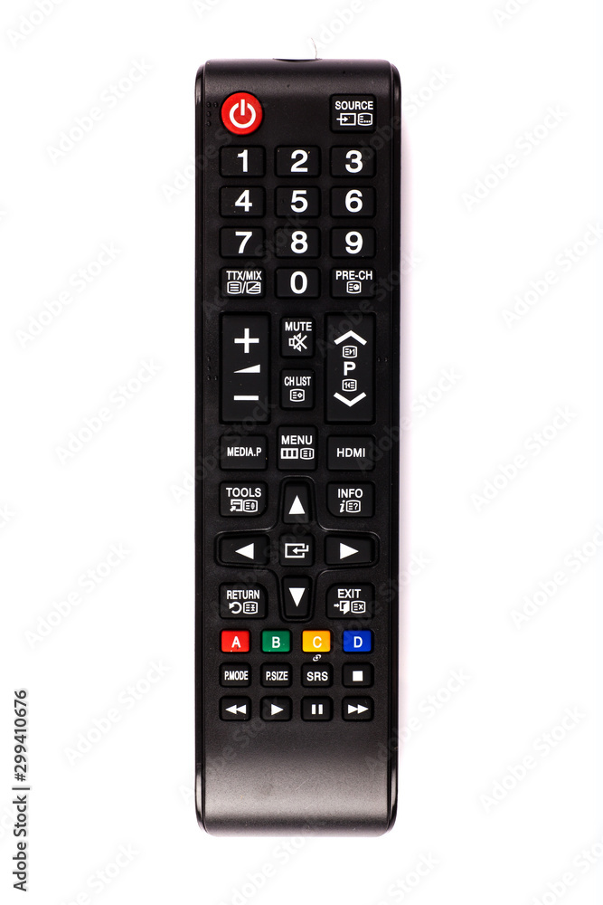 unnamed tv remote control on white background unnamed tv remote control on white background