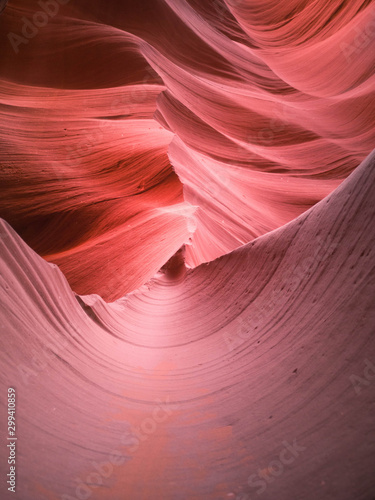 picture of sandstone at the lower, upper antelope canyon, navajo land in arizona
