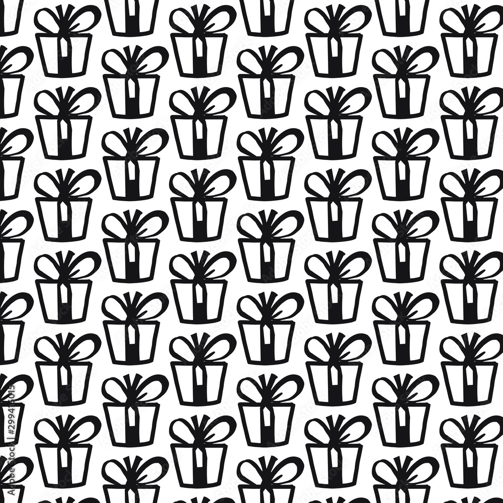 Christmas gifts pattern background decoration Christmas gifts pattern background decoration