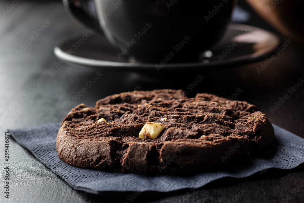 Fototapeta premium Sweet chocolate cookies.