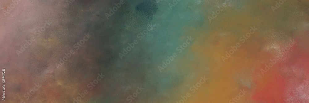 vintage abstract painted background with pastel brown, dark slate gray and rosy brown colors and space for text or image