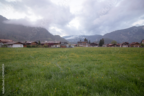 Landscape Junfrau region Berner Oberland Switzerland