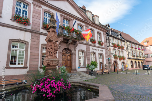 Alsas village (Ribeauvillé and Colmar) street view photo