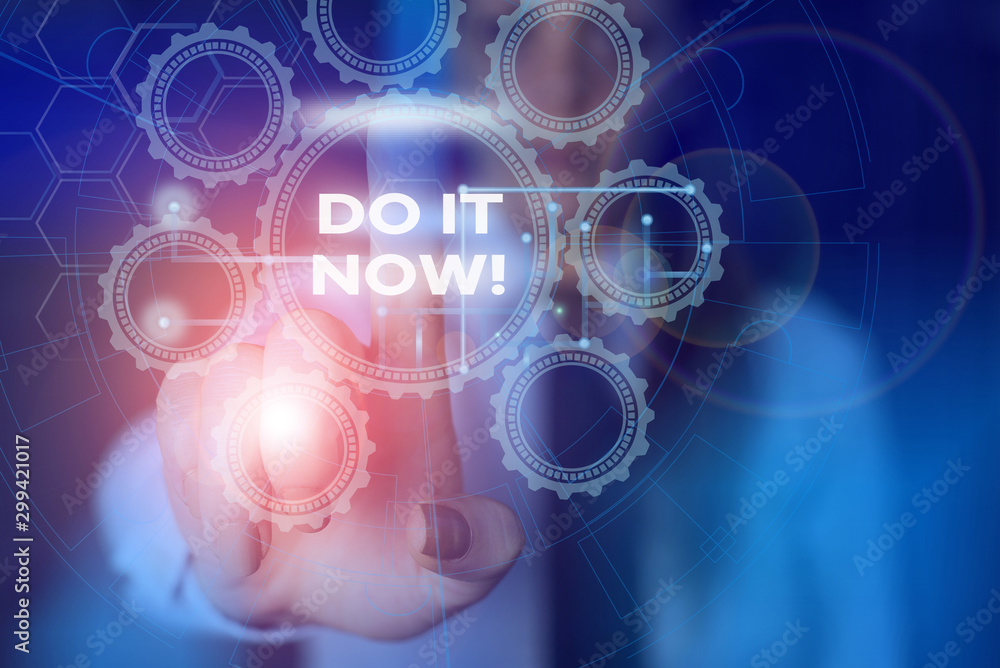 Word writing text Do It Now. Business photo showcasing not hesitate and start working or doing stuff right away Picture photo system network scheme modern technology smart device Word writing text Do It Now. Business photo showcasing not hesitate and start working or doing stuff right away Picture photo system network scheme modern technology smart device
