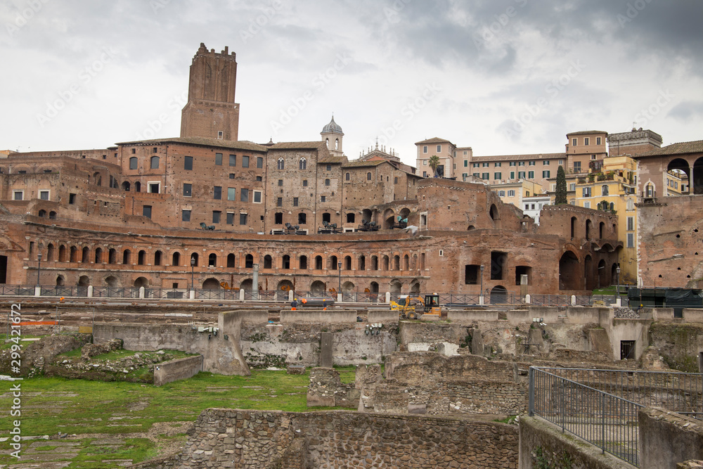 Trajan's Forum (market), Rome, Italy
