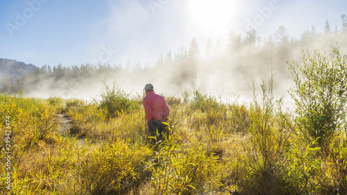 morning walk along snake river