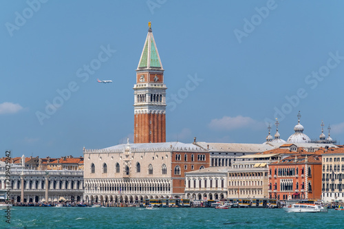 Tourists sightseeing in Venice's most famous square San Marco