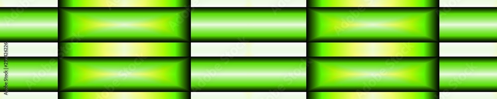 Obraz premium Digital art, abstract panoramic 3D objects, Germany