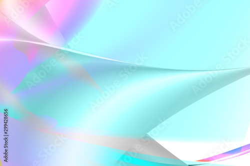beautiful light blue cyan glow curve line background pattern textured Abstract