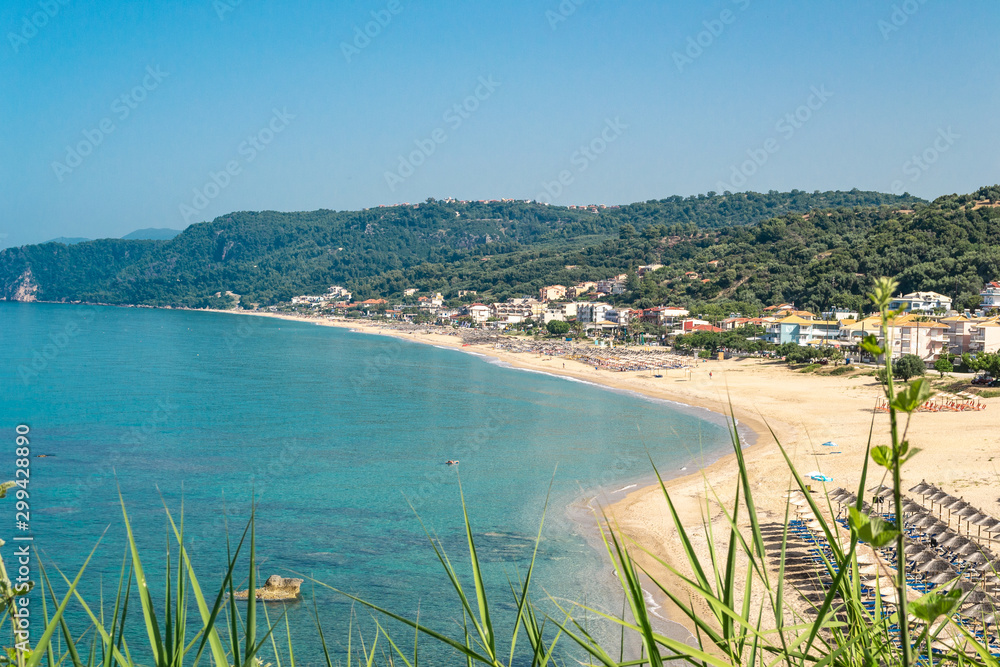 Panoramic view of the bay in Vrachos