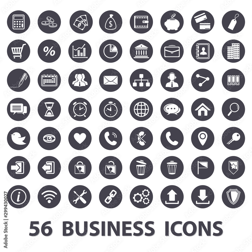 Business icons set Business icons set
