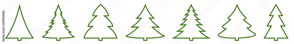 Christmas Tree Green Shape Icon | Fir Tree Illustration | x-mas Symbol | Logo | Isolated Variations Christmas Tree Green Shape Icon | Fir Tree Illustration | x-mas Symbol | Logo | Isolated Variations