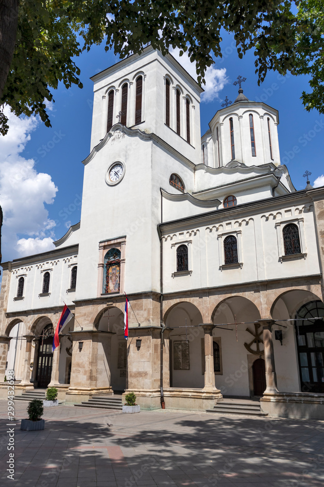 Holy Trinity Orthodox Cathedral church in City of Nis, Serbia