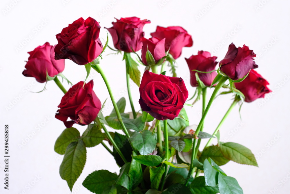 red rose flower arrangement