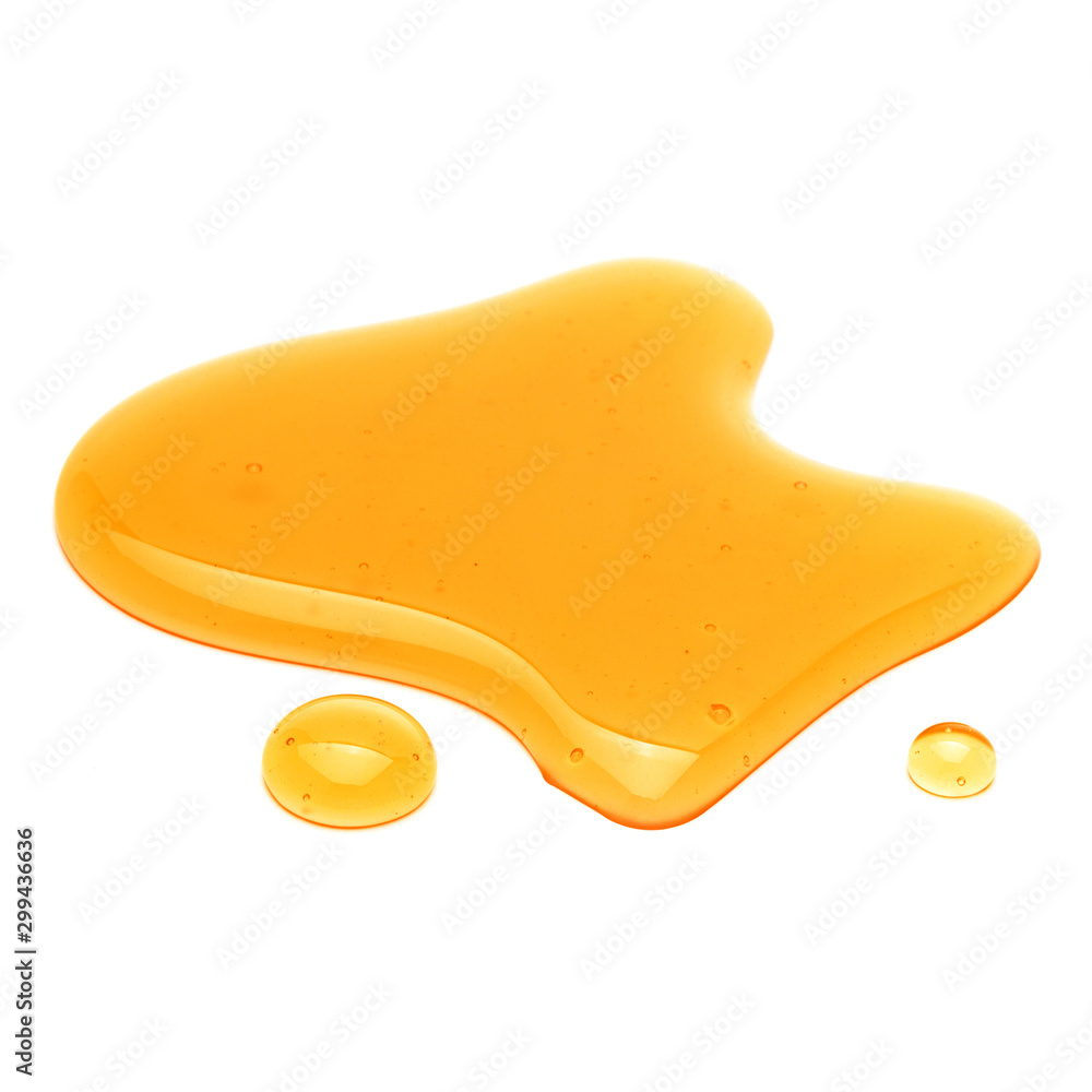 Sweet honey drips isolated on white background. Syrup droplet, nectar drops. Sweet honey drips isolated on white background. Syrup droplet, nectar drops.