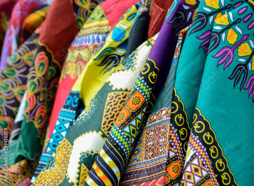 Fabric with African patterns