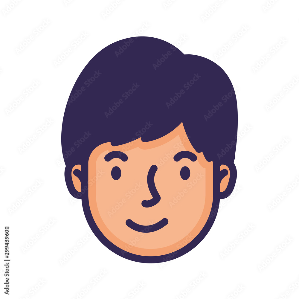 head man face avatar character head man face avatar character