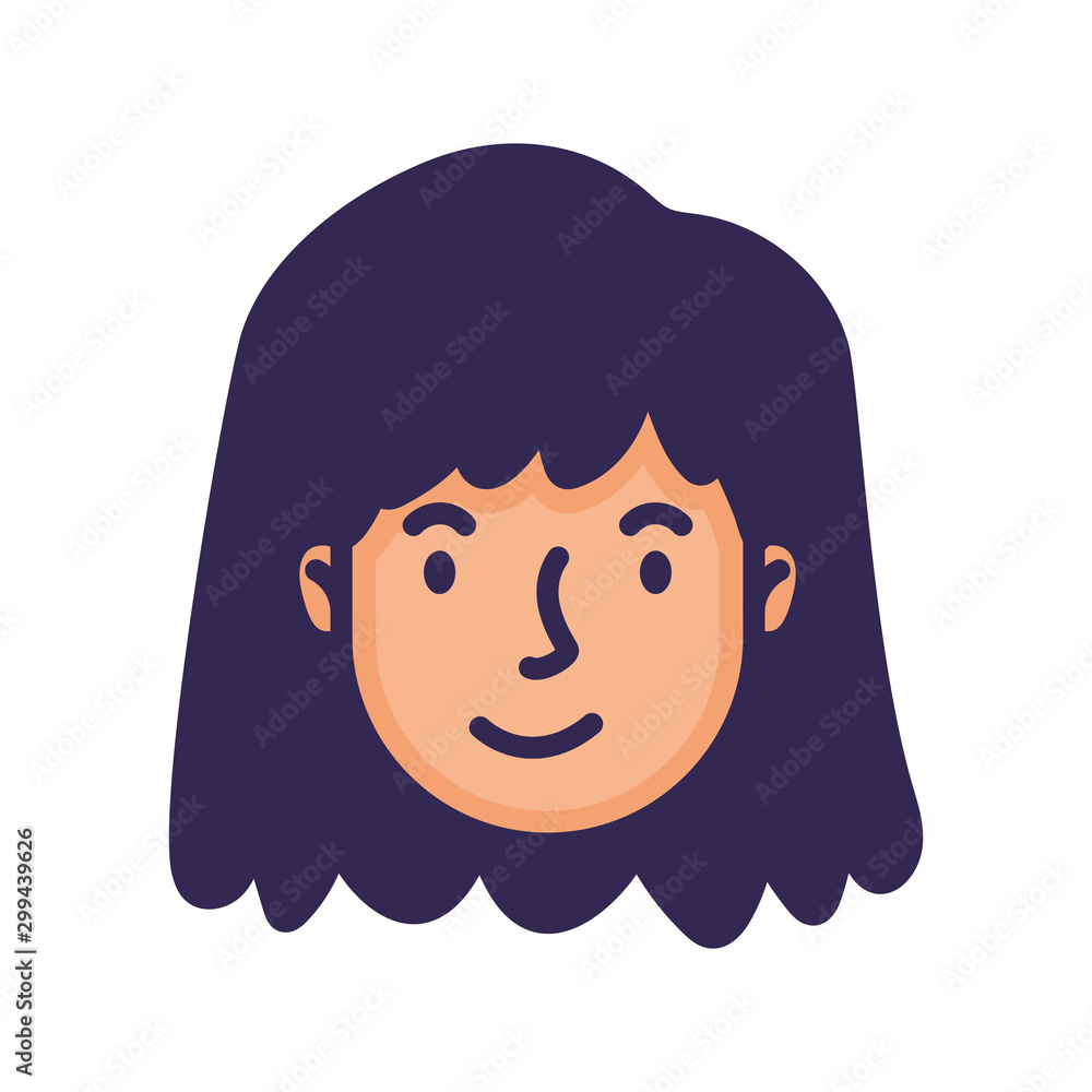 head woman face avatar character