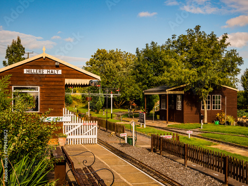 hillers miniature narrow guage railway worcestershire england uk photo