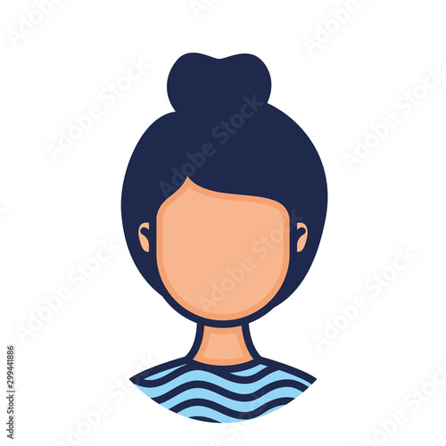 head woman face avatar character
