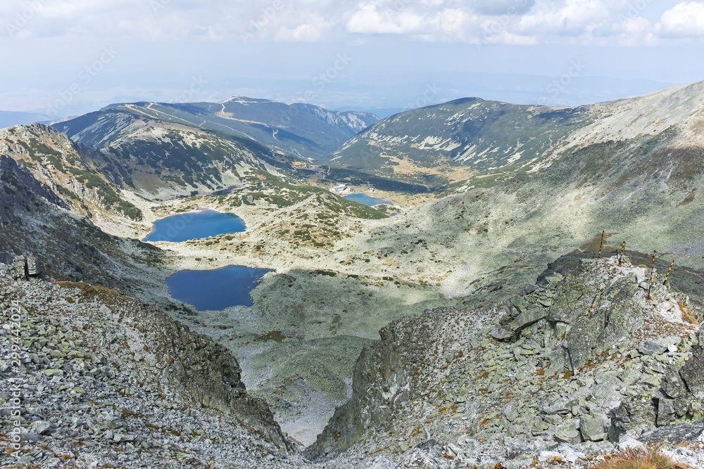 Obraz premium Panorama near Musala peak, Rila mountain, Bulgaria