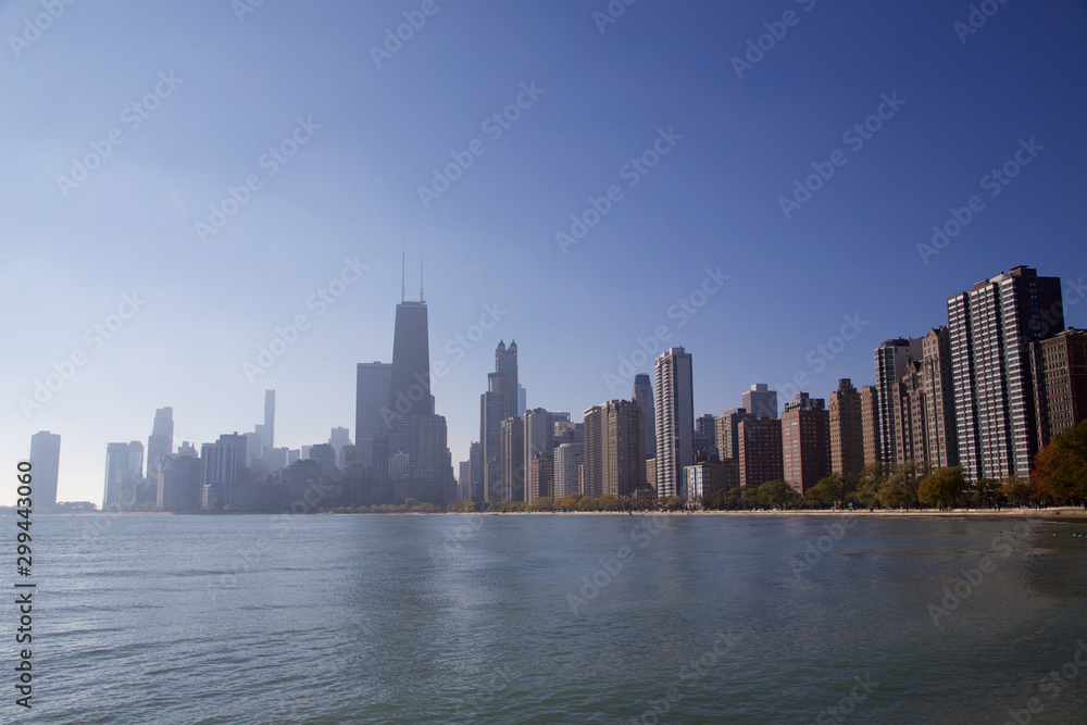 Fototapeta premium Oak Street Beach Panorama