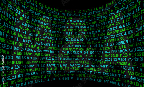 M&A Mergers and Acquisitions Stock Market Share Buying 3d Illustration photo