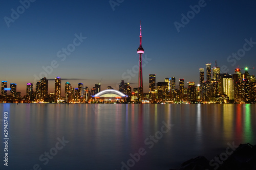 Photography Cityscapes and night scenes of Toronto city in Canada