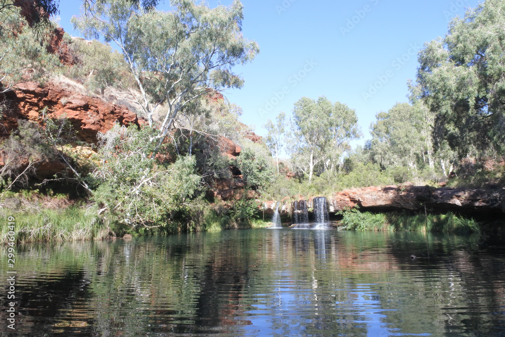Landscape of Pilbara region in Western Australia