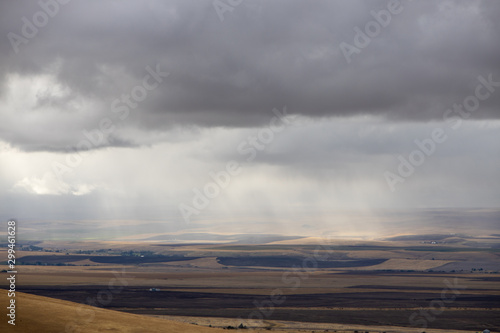 Storm Clouds Over Valley in Idaho