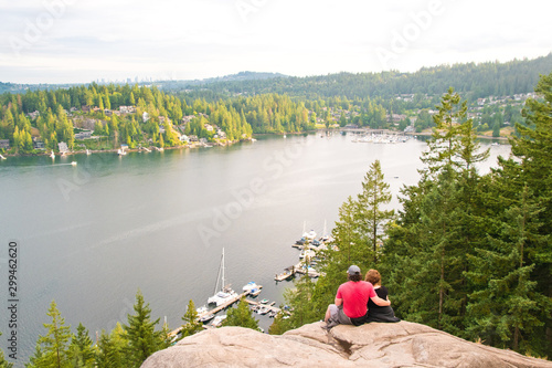Quarry rock in Deep Cove, North Vancouver, BC