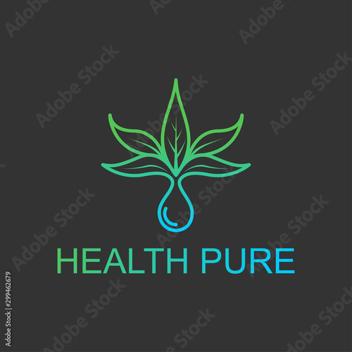 Pure Marijuana cbd leaf plant green, nature organic farm, cannabidiol legal use for treatment.