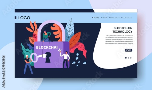 Blockchain technology cryptocurrency and web money Internet currency