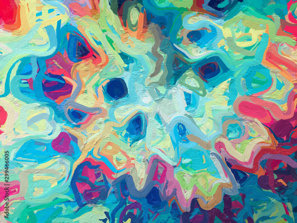 Tie dye style pattern with rough texture, Oil paint. Modern impressionism artwork, colorful abstract color splash trickle grunge background, concrete wall graffiti. background for art projects, banner Tie dye style pattern with rough texture, Oil paint. Modern impressionism artwork, colorful abstract color splash trickle grunge background, concrete wall graffiti. background for art projects, banner