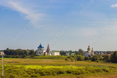 View of Suzdal town in Russia. Golden ring of Russia