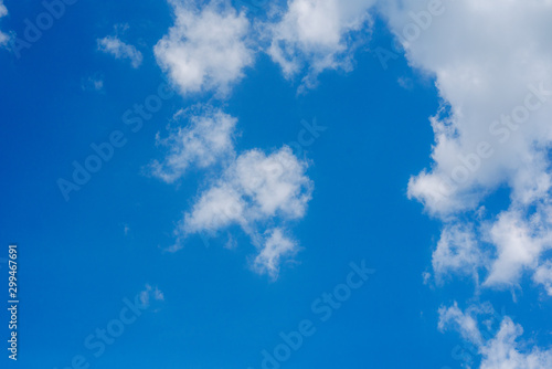 Air clouds in the blue sky. © Chaikom