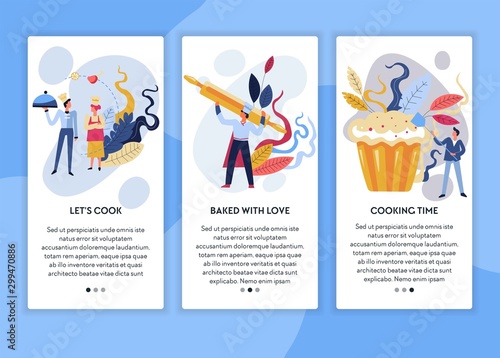 Cooking online courses chef master class web page template
