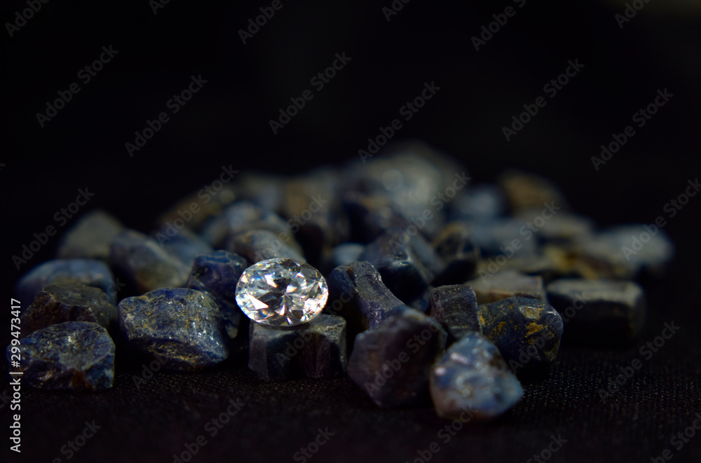 Diamonds symbolize strength, beauty and expensive Diamonds symbolize strength, beauty and expensive