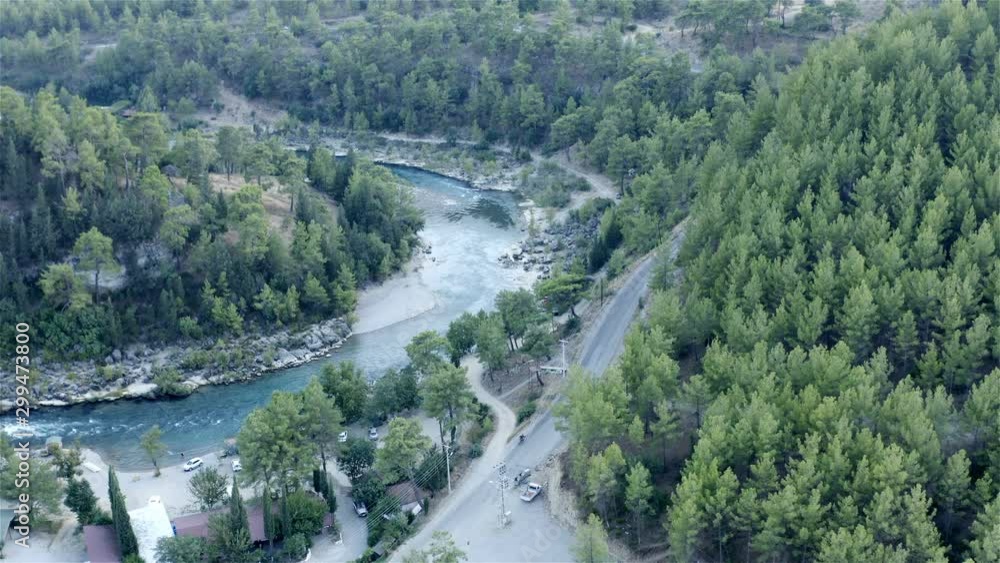 sports and tourist recreation center for rafting on mountain rivers. sports and tourist recreation center for rafting on mountain rivers.