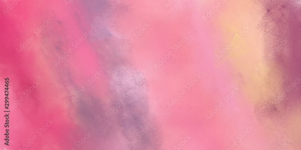 Fototapeta premium abstract diffuse painting background with pale violet red, moderate pink and skin color and space for text. can be used for wallpaper, cover design, poster, advertising