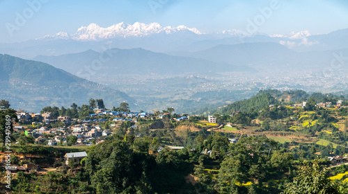 Town in the Himalaya Mountains © World Travel Photos