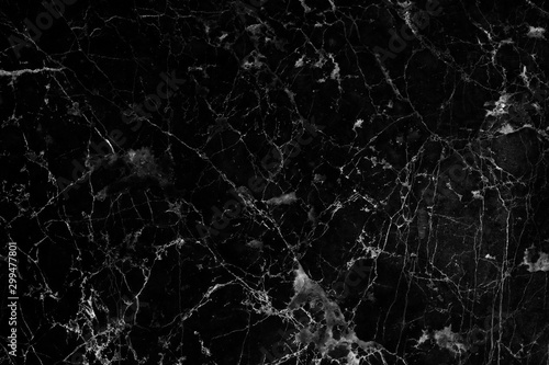 Black marble, Abstract natural marble black and white pattern for background and design. © Freedom Life