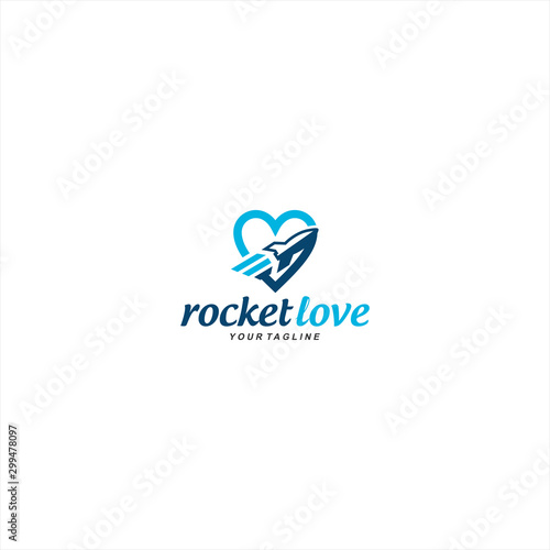 Rocket Logo Design Vector Illustration Template Idea