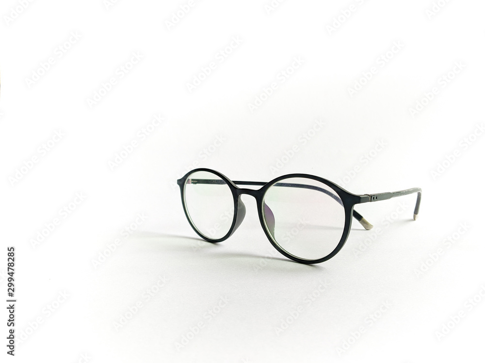 spectacles stock images with white backgrund.
