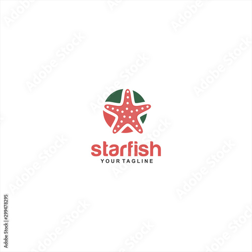 Circle Starfish Logo template design
