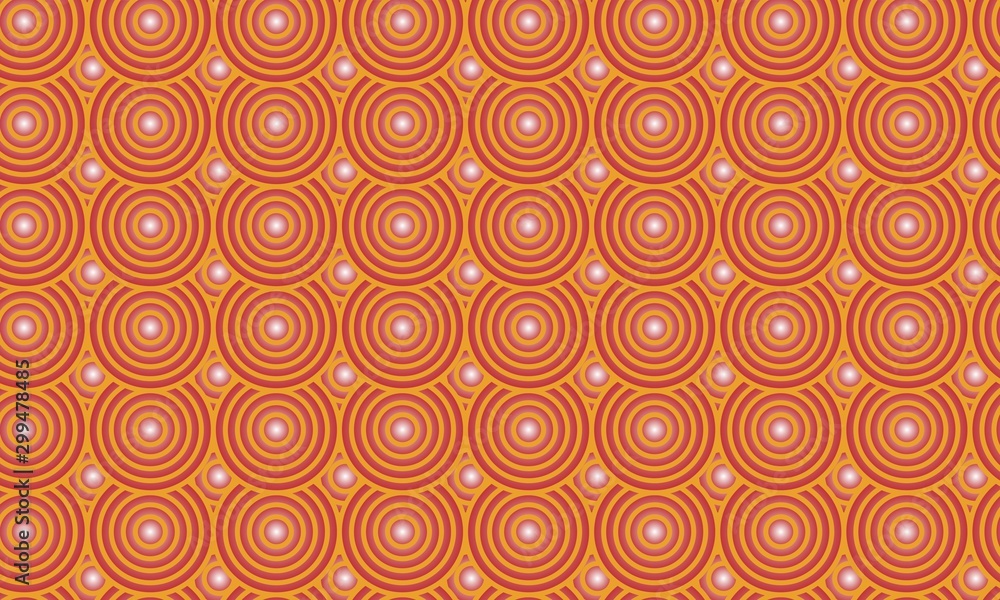 circle pattern. with a circle line stacked. with gradations of dark orange and white. flat and simple style concept. suitable for background.