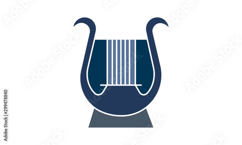 Harp icon for stringed instruments and classical music