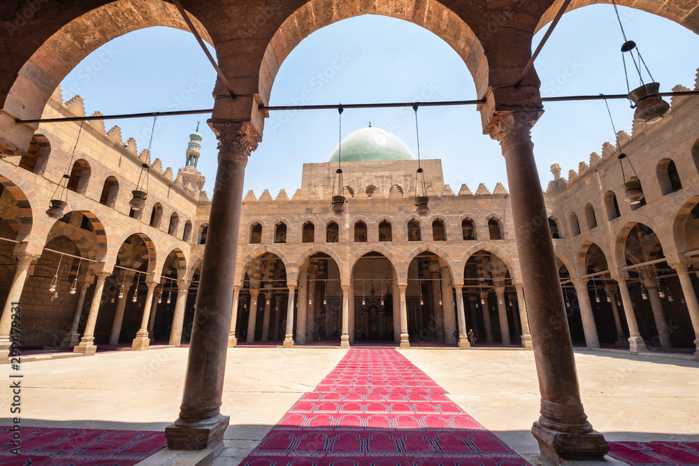 Al-Nasir Muhammad Mosque on the Citadel of Cairo, Egypt