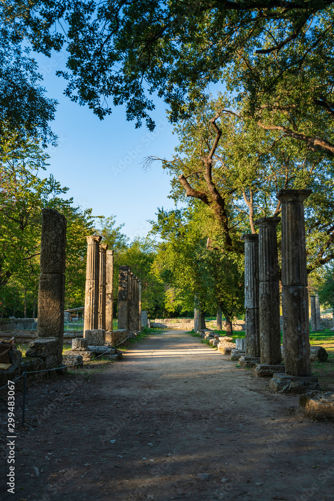 The anciant Olympia in Greece