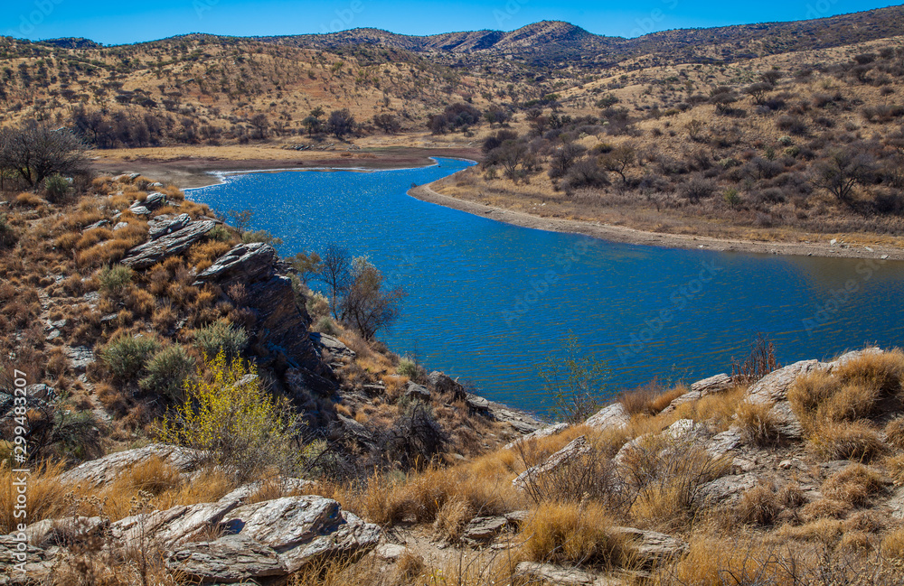 Avis dam outside Windhoek in Namibia. Avis dam outside Windhoek in Namibia.